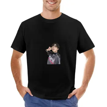 Тениска han jisung, мъжка тениска с къс ръкав, ризи с дълъг ръкав