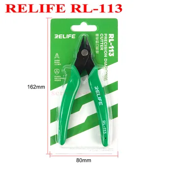 Точност ръководят Диагонал нож RELIFE RL-113 с остри пари за Чист рязане Нескользящего Трайно Инструмент за рязане на кабели за ремонт на телефони