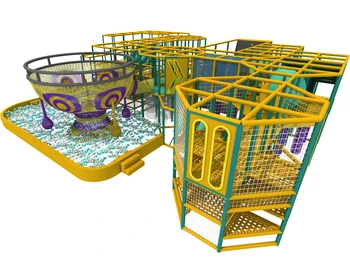 Търговски Детска интерактивна арена за деца, съоръжения за площадки за игра на закрито