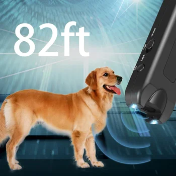 Ултразвукова мол кучета с двойна глава, устройство за защита от лай с подсветка
