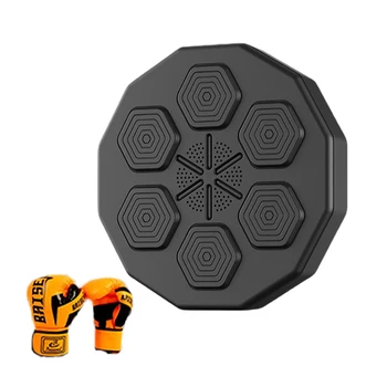 Умен Музикален Боксовия Треньор Bluetooth За практикуване на бокс Стенни led Ритмическая стенни цел с боксова ръкавица, Акумулаторна батерия