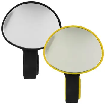 Универсално Въртящо Се На 360 Градуса Кормило Огледало Регулируемо Огледало За Обратно Виждане Кормило Защитно Стъкло С Катарама Очите Рефлектор За Обратно Виждане