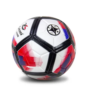 Футболна топка за възрастни Официален размер 5 на Футболна топка от изкуствена кожа, устойчива на износване, устойчив на удар с крак, за тренировки на закрито и на открито, футболна топка за машинно шиене