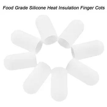 Хранителни силиконови подложки за пръсти, топлоизолация, нескользящая защита за пръстите, защита за пръстите, кухненски инструменти