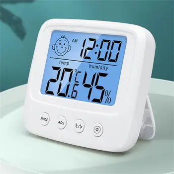 Цифров LCD дисплей, удобен сензор за температурата в стаята, влага, Термометър, Влагомер