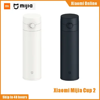 Чаша за Xiaomi mijia cup 2 от неръждаема стомана 316L, тънка подложка, устойчива изолация, по-голям капацитет от 480 мл, устойчива изолация