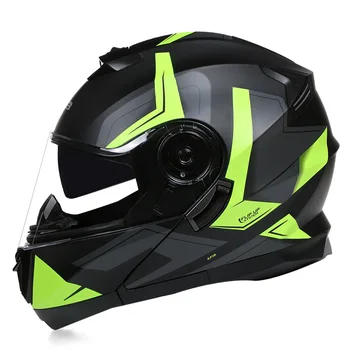 Шарнирен Мотоциклет шлем За мъже И Жени, предпазна Каска за Скоростно спускане, мотокрос, Модулен Персонализирани Полнолицевой каска Casco Moto DOT, който да бъде Одобрен от ИКЕ на ООН
