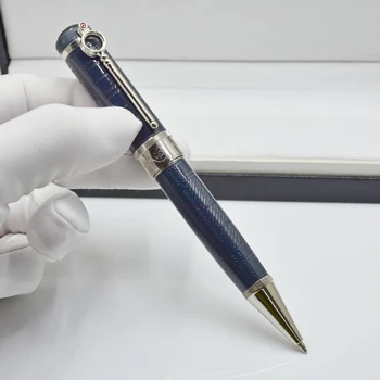 висококачествена химикалка писалка Arthur Conan Doyle черно/синьо MB, офис-канцеларски материали, луксозни маркови мастило химикалки